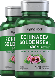 Echinacea Goldenseal, 1400 mg (per serving), 120 Vegetarian Capsules