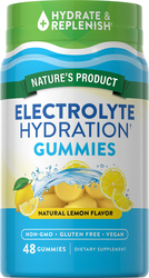 Electrolyte Hydration (Natural Lemon), 48 Vegan Gummies