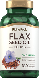 Flaxseed Oil 1000mg 180 Softgels