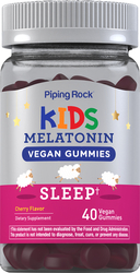 Kids Sleep Melatonin Gummies (Cherry), 40 Vegan Gummies