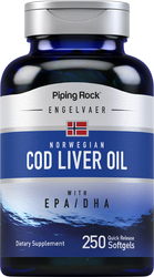 Cod Liver Oil Norwegian 250 Softgels