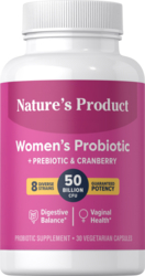 Women's Probiotic 50 Billion, 30 Vegetarian Capsules
